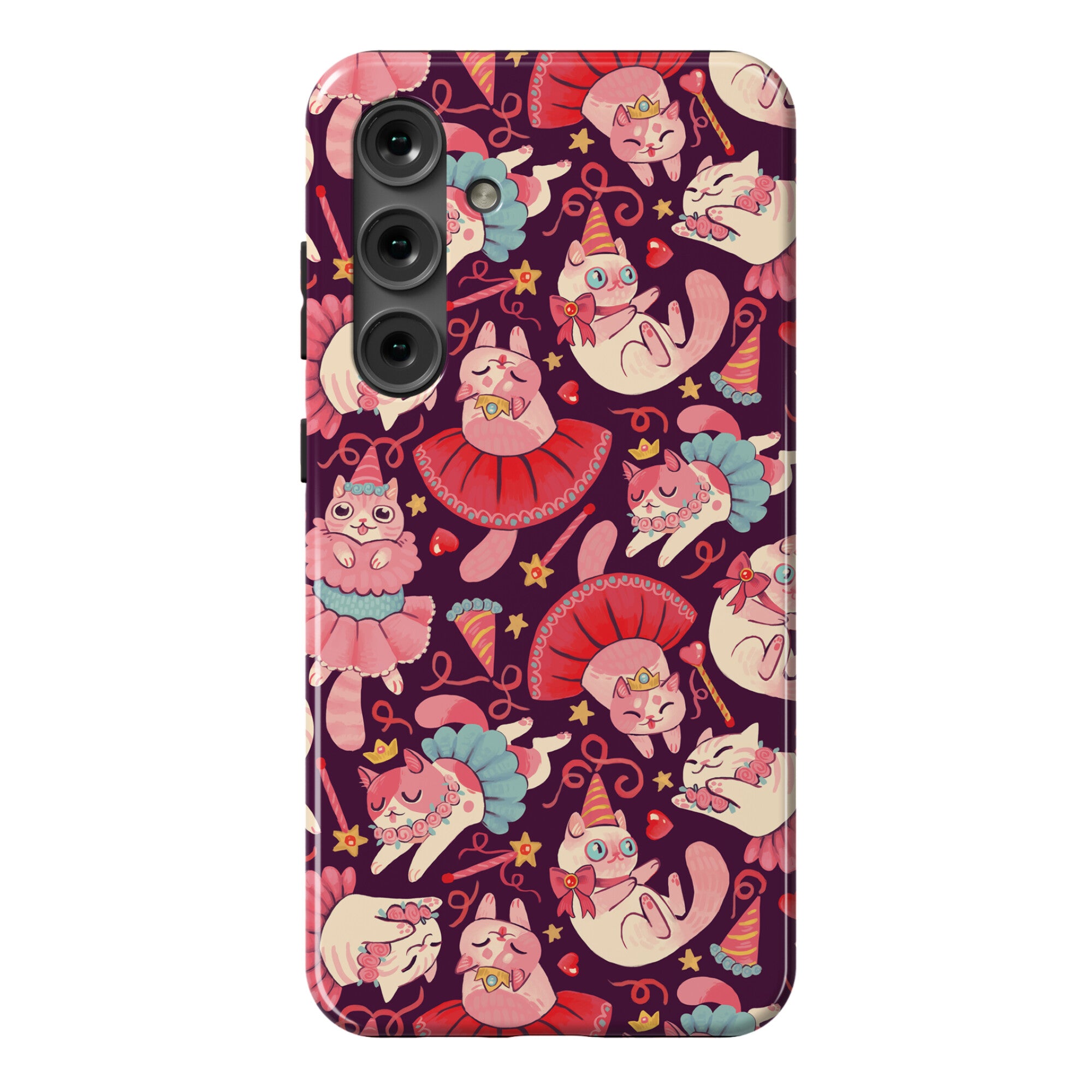 Cute Princess Cat Pattern Phone Case
